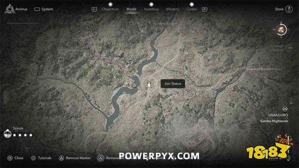 刺客信条影山城地藏像位置 山城地藏菩萨像点位一览