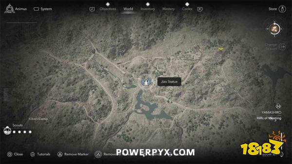 刺客信条影山城地藏像位置 山城地藏菩萨像点位一览