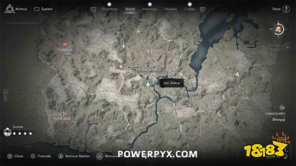 刺客信条影山城地藏像位置 山城地藏菩萨像点位一览