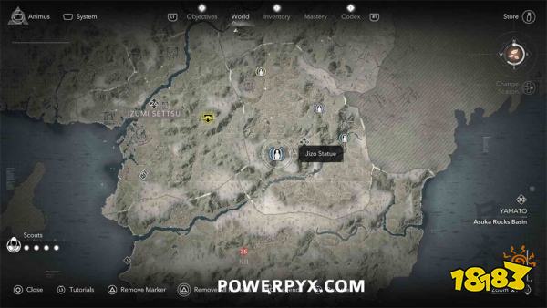 刺客信条影大和地藏像位置 大和地藏菩萨像点位一览