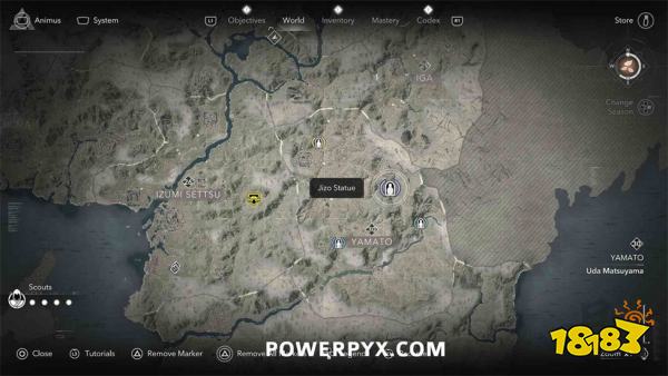 刺客信条影大和地藏像位置 大和地藏菩萨像点位一览