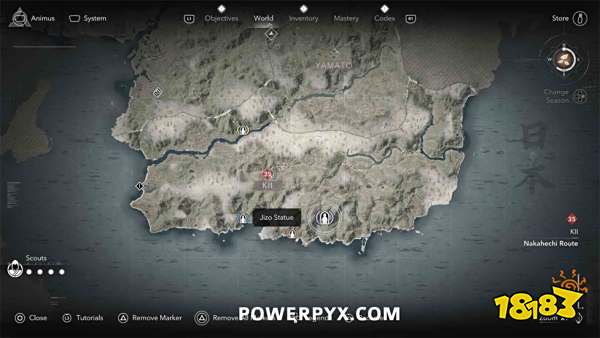 刺客信条影纪伊地藏像位置 纪伊地藏菩萨像点位一览