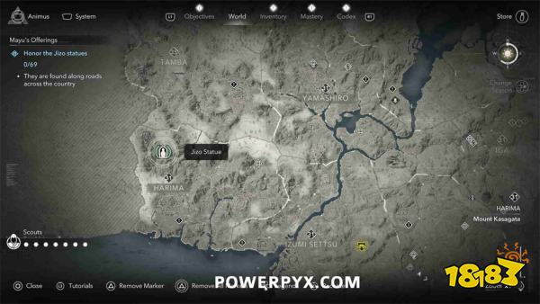 刺客信条影播磨地藏像位置 播磨地藏菩萨像点位一览