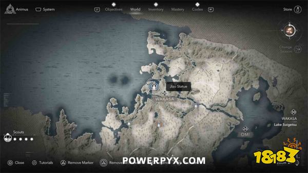 刺客信条影若狭地藏像位置 若狭地藏菩萨像点位一览