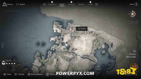 刺客信条影若狭地藏像位置 若狭地藏菩萨像点位一览