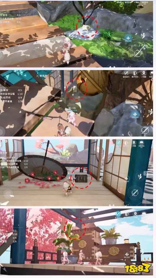 開放空間浮櫻茶寮10個非首領寶箱位置大全 浮櫻茶寮非首領寶箱在哪