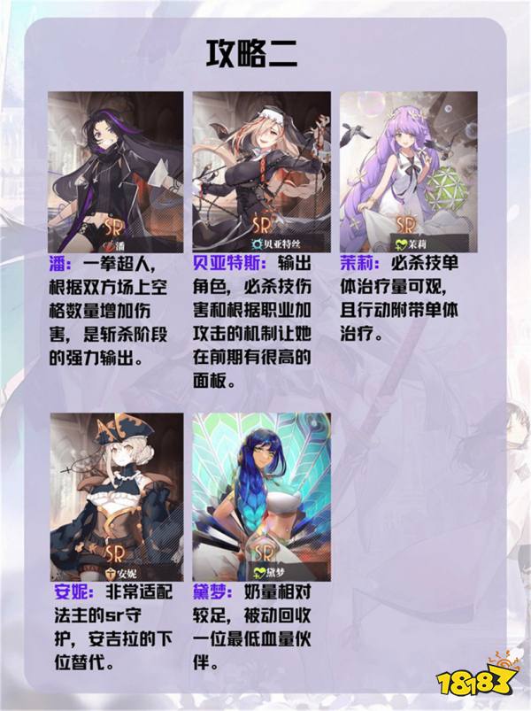 梦的第七章新手开局阵容搭配 梦的第七章新手阵容有哪些