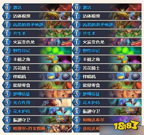 爐石傳說迷你包首日主播卡組推薦 迷你包首日主播卡組代碼分享