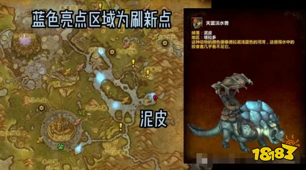 魔兽世界野外稀有掉落坐骑点位大全2025 野外稀有掉落坐骑位置一览