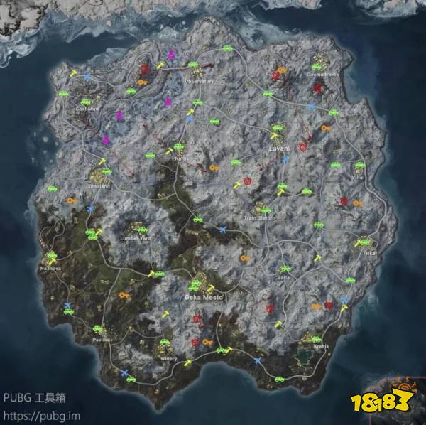 絕地求生地圖刷車及密室點(diǎn)位分享 PUBG地圖密室及車輛刷新點(diǎn)位一覽