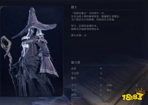 艾爾登法環(huán)黑夜君臨隱士職業(yè)介紹分享 黑夜君臨隱士職業(yè)詳情一覽