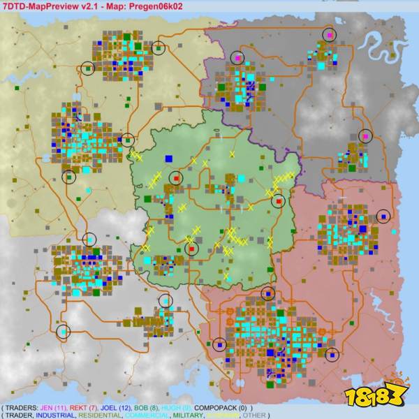七日殺2.0測試版地圖詳情分享 七日殺2.0測試版地圖