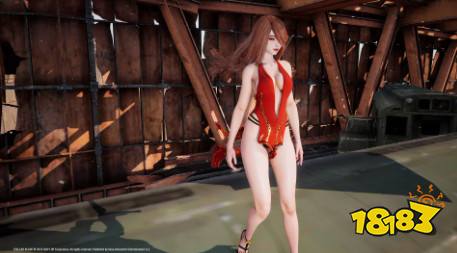劍星清涼赤色金絲綢緞晚禮服mod分享 劍星晚禮服服裝mod推薦