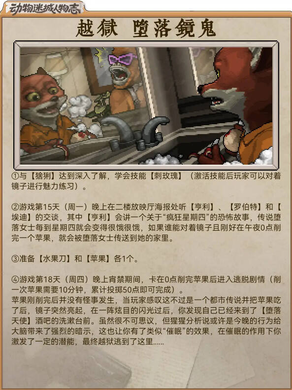 動物迷城狐貍托馬斯越獄攻略分享 動物迷城托馬斯越獄路線一覽