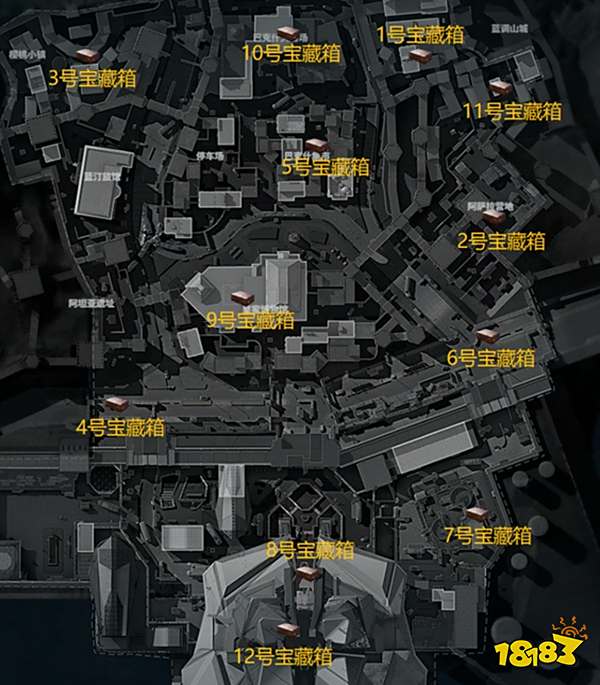 三角洲行动巴克什全宝藏箱位置介绍  三角洲行动巴克什全宝藏箱大全