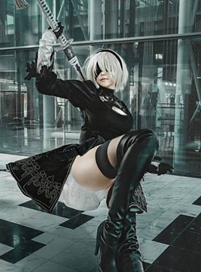 肉感黑丝2B！樱花妹兔女郎COS惊艳