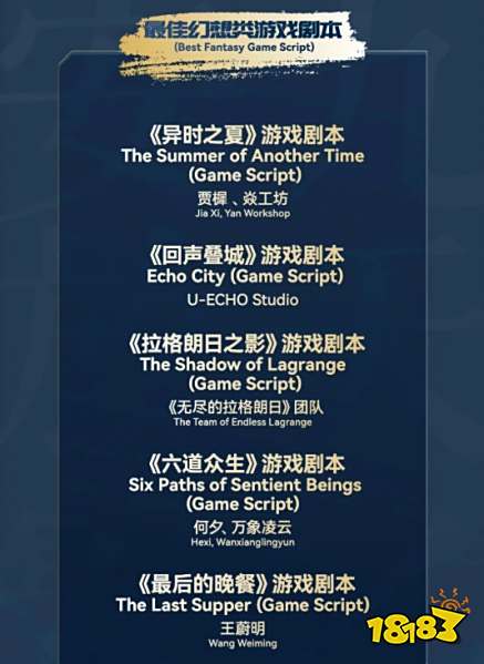 網易手游殺入文學獎！《無盡的拉格朗日》提名天問獎決賽