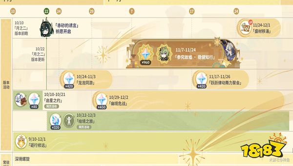 原神6.1前瞻活動(dòng)安排 原神6.1活動(dòng)日歷