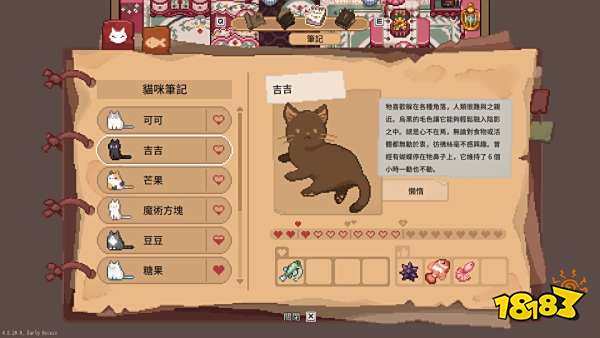 林中小女巫貓咪喜好一覽 林中小女巫貓咪喜好食物一覽