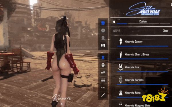 《剑星》街霸嘉米MOD!经典绿色高叉服装