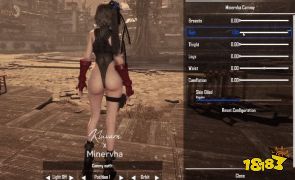 《剑星》街霸嘉米MOD!经典绿色高叉服装