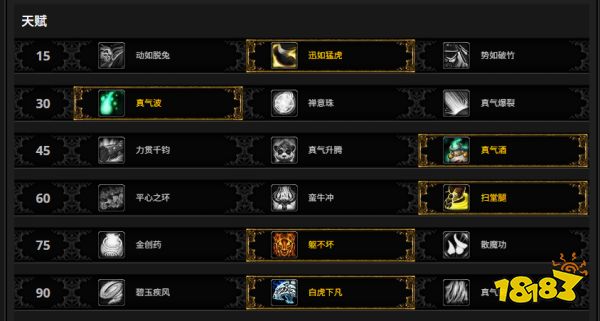 魔兽世界熊猫人之谜前夕职业天赋加点攻略 熊猫人之谜全职业天赋加点一图流