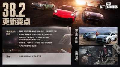 《PUBG》携手保时捷,开启备战寒冬计划