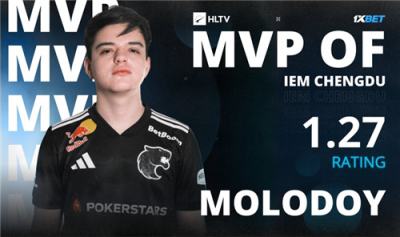 molodoy荣膺IEM成都MVP 20岁新星闪耀赛场