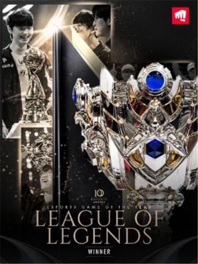 《英雄联盟》Doran获Esports Awards年度最佳电竞操作奖