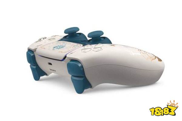 PS5×原神联名手柄炸穿双圈：白金银绿配色+派蒙烙印，全球限量发售！