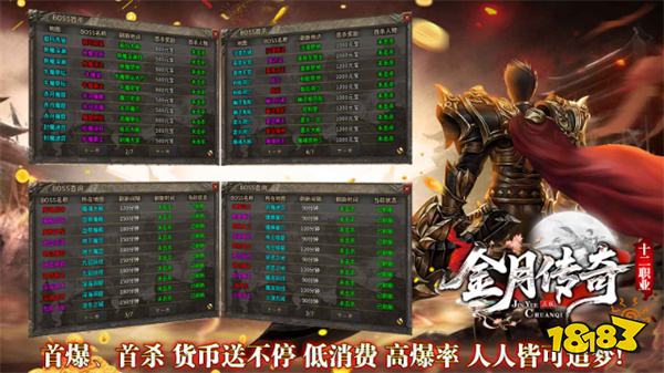 金月傳奇十二職業(yè)多流派