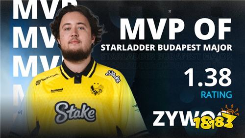 ZywOo加冕Major三冠王 MVP奖杯数创历史新高