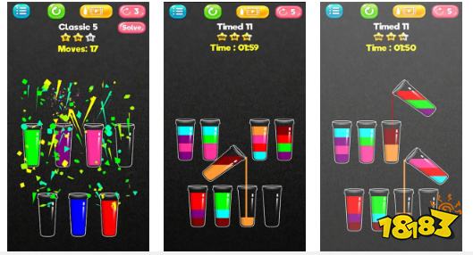 好玩不用下载的倒水小程序游戏入口 流行的试管倒水排序游戏推荐