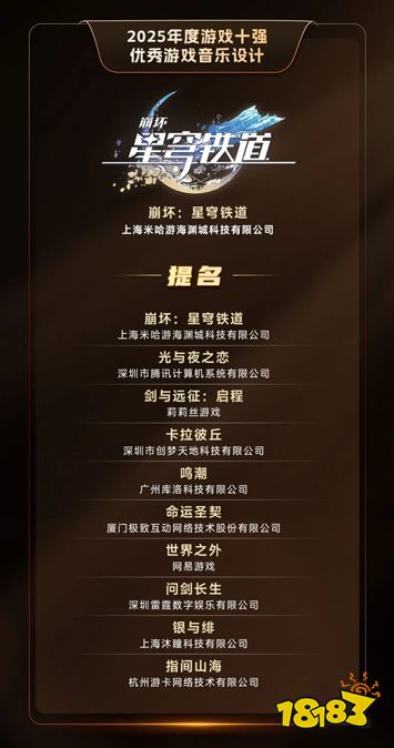 中国音数协公布年度“游戏十强”：《三角洲行动》《燕云十六声》等获奖