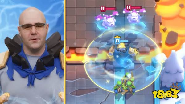 皇室战争最新精英卡：精英冰人暴风雪领域登场！