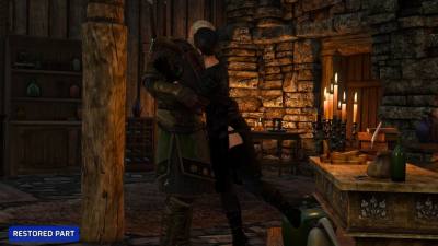 巫师3玩家模组恢复海量删减剧情 杰洛特叶奈法情感互动重见天日