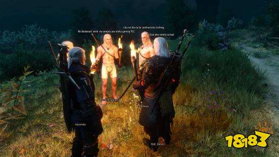 巫师3联机MOD内置聊天系统界面