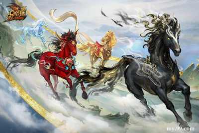 神骏交汇！魔域马年幻兽联动汗血宝马基地，共启文化传承之旅