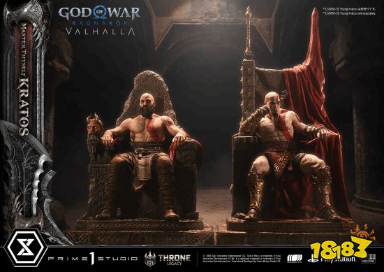 战神诸神黄昏游戏标志与雕像宣传图