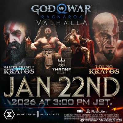 战神诸神黄昏奎托斯雕像开启预订 Prime1Studio推出掌控自我主题收藏品