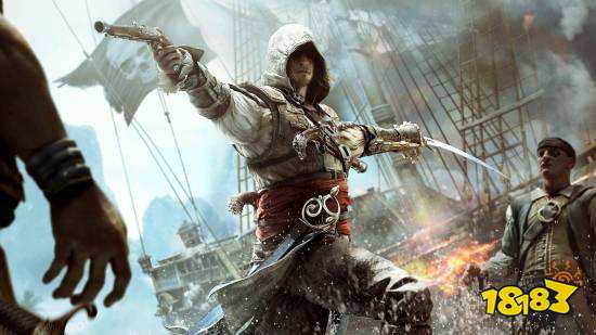 刺客信条4黑旗游戏经典画面或角色爱德华·肯维