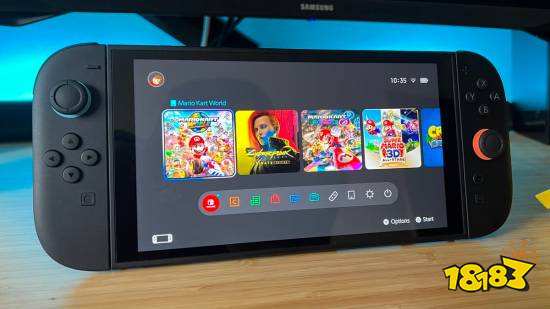 Switch 2主机实物图或销售数据图表