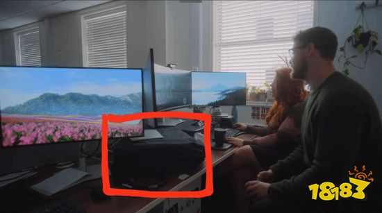 对视频中遮盖设备的局部放大特写