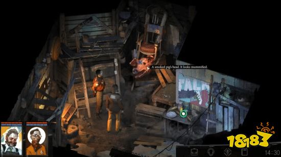 极乐迪斯科游戏对话界面及艺术风格