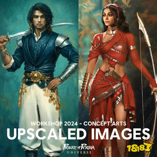 泄露的重制版公主法拉概念原画一