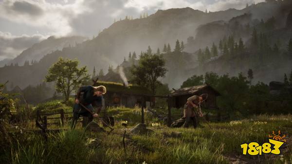 挪威血誓游戏官方延期公告或相关视觉图