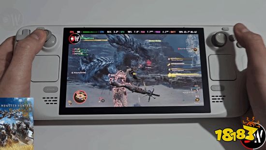 Steam Deck运行怪物猎人荒野的画面截图