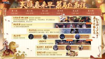 天刀端游“年味儿”拉满！春节玩法申请出战！