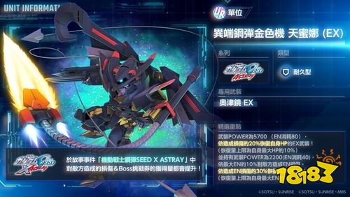 《SD高达G世纪永恒》新UR单位登场！