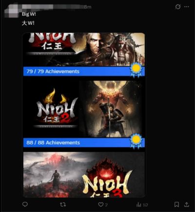 仁王3销量突破100万份 系列全球累计达千万份